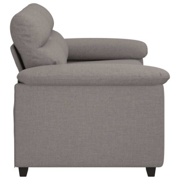 vidaXL Διθέσιος Καναπές Μπεζ 160x81x84cm Ύφασμα