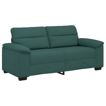 vidaXL Διθέσιος Καναπές Σκούρο Πράσινο 180x81x84cm Ύφασμα