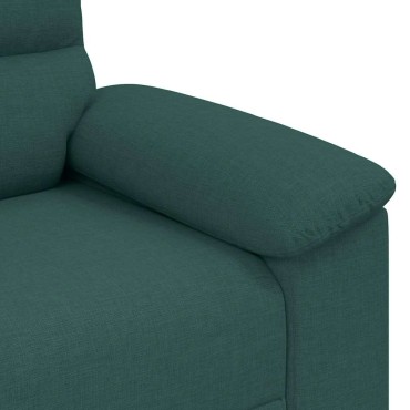 vidaXL Διθέσιος Καναπές Σκούρο Πράσινο 180x81x84cm Ύφασμα