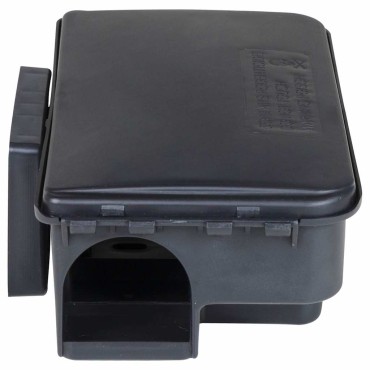 vidaXL Ποντικοπαγίδες 4 τεμ. Μαύρες 22x12,5x7,5 εκ.
