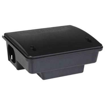 vidaXL Ποντικοπαγίδες 4 τεμ. Μαύρες 23x19x9,5 εκ.