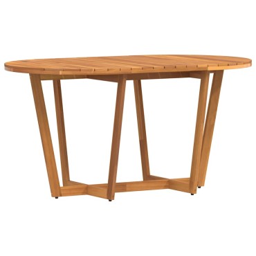 vidaXL Τραπεζαρία Κήπου Οβάλ 150x90x75cm από Μασίφ Ξύλο Ακακίας 1 τεμ.