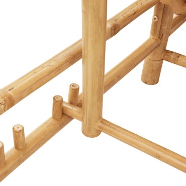 vidaXL Ξαπλώστρα με Μαξιλάρια 55x199x30cm από Μπαμπού 1 τεμ.