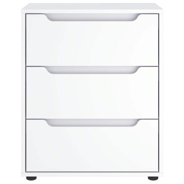 vidaXL Μπουφές VISNES Λευκό 60x40x73cm από Τεχνητό Ξύλο 1 τεμ.
