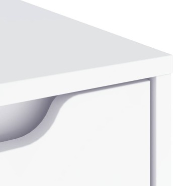 vidaXL Μπουφές VISNES Λευκό 60x40x73cm από Τεχνητό Ξύλο 1 τεμ.