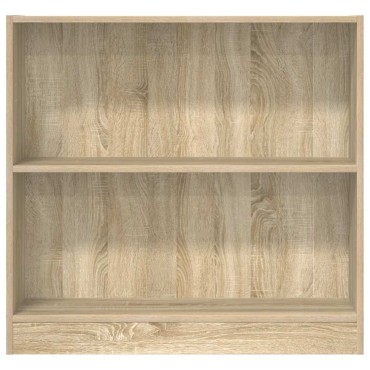 vidaXL Βιβλιοθήκη Sonoma Δρυς 80x24x75cm από Τεχνητό Ξύλο 1 τεμ.
