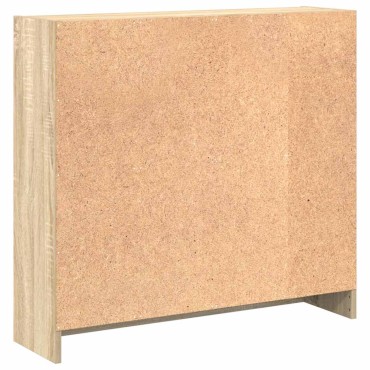 vidaXL Βιβλιοθήκη Sonoma Δρυς 80x24x75cm από Τεχνητό Ξύλο 1 τεμ.