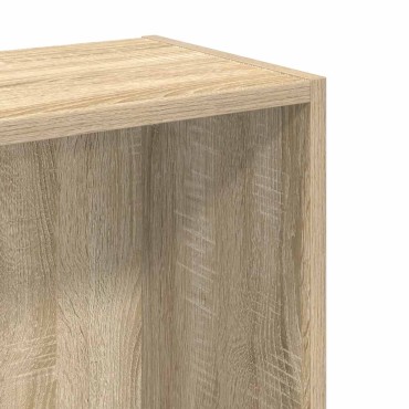 vidaXL Βιβλιοθήκη Sonoma Δρυς 80x24x75cm από Τεχνητό Ξύλο 1 τεμ.