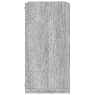 vidaXL Ράφια Τοίχου Κύβοι 2 τεμ. Γκρι Sonoma 30x15x30cm