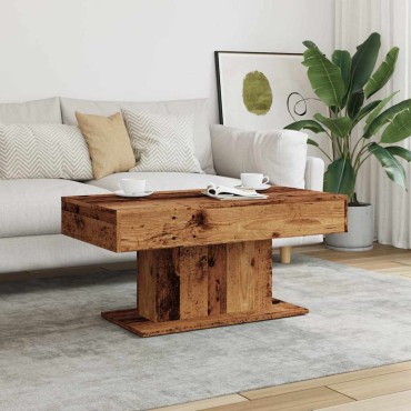 vidaXL Τραπεζάκι Σαλονιού από Παλιό Ξύλο 96x50x45cm από Τεχνητό Ξύλο 1 τεμ.