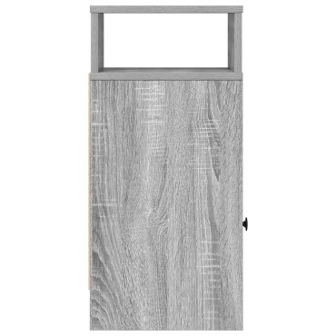 vidaXL Κομοδίνο με Συρτάρι Γκρι Sonoma 25x31x66cm 1 τεμ.