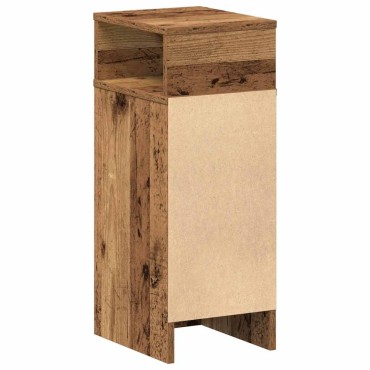 vidaXL Κομοδίνο με Συρτάρι από Παλιό Ξύλο 25x31x66cm 1 τεμ.