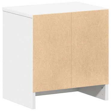 vidaXL Κομοδίνο με Συρτάρι Λευκό 39x28x41cm 1 τεμ.
