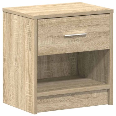 vidaXL Κομοδίνο με Συρτάρι σε Χρώμα Sonoma Δρυς 39x28x41cm 1 τεμ.