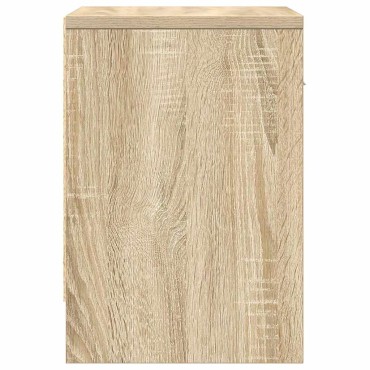 vidaXL Κομοδίνο με Συρτάρι σε Χρώμα Sonoma Δρυς 39x28x41cm 1 τεμ.