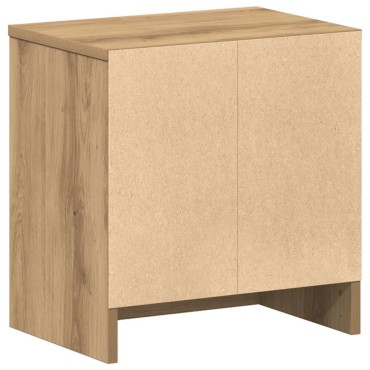 vidaXL Κομοδίνο με Συρτάρι σε Χρώμα Δρυός Artisan 39x28x41cm 1 τεμ.