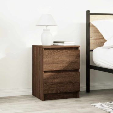 vidaXL Έπιπλο Τηλεόρασης Καφέ Δρυς 40x35x54cm από Τεχνητό Ξύλο
