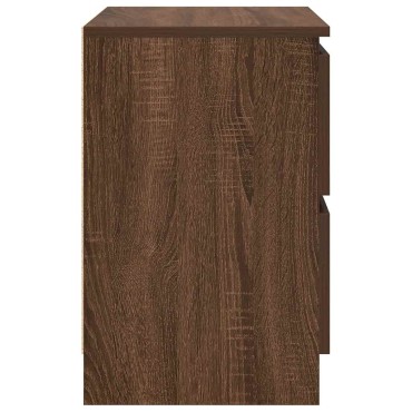 vidaXL Έπιπλο Τηλεόρασης Καφέ Δρυς 40x35x54cm από Τεχνητό Ξύλο