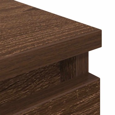 vidaXL Έπιπλο Τηλεόρασης Καφέ Δρυς 40x35x54cm από Τεχνητό Ξύλο