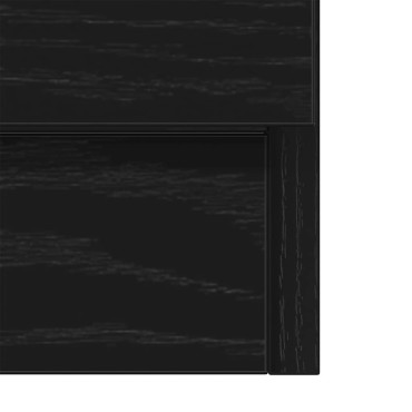 vidaXL Ντουλάπι Νιπτήρα Μαύρο Δρυς 63x30x54cm από Τεχνητό Ξύλο 1 τεμ.