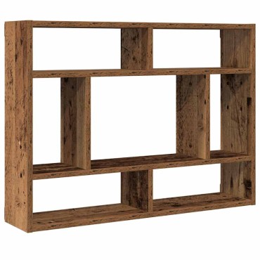 vidaXL Ράφι Τοίχου από Παλιό Ξύλο 75x16x55cm από Τεχνητό Ξύλο 1 τεμ.