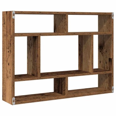 vidaXL Ράφι Τοίχου από Παλιό Ξύλο 75x16x55cm από Τεχνητό Ξύλο 1 τεμ.