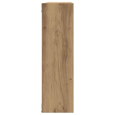 vidaXL Ράφι Τοίχου Χειροποίητο Δρυς 75x16x55cm από Τεχνητό Ξύλο 1 τεμ.