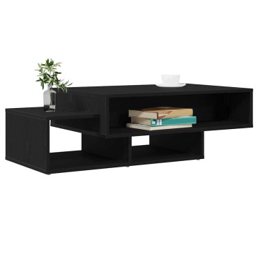 vidaXL Τραπεζάκι Σαλονιού Μαύρο Δρυς 105x55x32cm από Τεχνητό Ξύλο 1 τεμ.