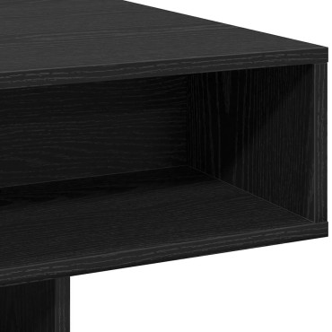 vidaXL Τραπεζάκι Σαλονιού Μαύρο Δρυς 105x55x32cm από Τεχνητό Ξύλο 1 τεμ.