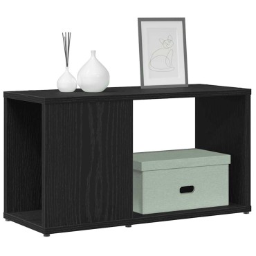 vidaXL Έπιπλο Τηλεόρασης Μαύρο Δρυς 60x24x32cm από Τεχνητό Ξύλο