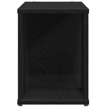 vidaXL Έπιπλο Τηλεόρασης Μαύρο Δρυς 60x24x32cm από Τεχνητό Ξύλο