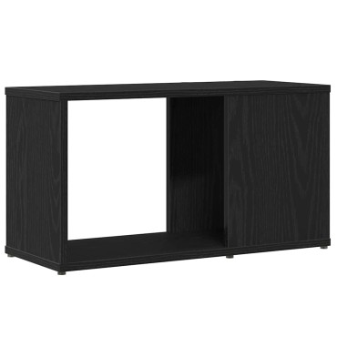 vidaXL Έπιπλο Τηλεόρασης Μαύρο Δρυς 60x24x32cm από Τεχνητό Ξύλο