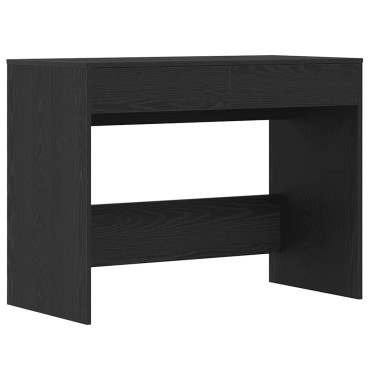 vidaXL Γραφείο Μαύρη Δρυς 101x50x76,5cm από Τεχνητό Ξύλο 1 τεμ.