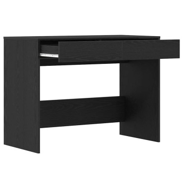 vidaXL Γραφείο Μαύρη Δρυς 101x50x76,5cm από Τεχνητό Ξύλο 1 τεμ.