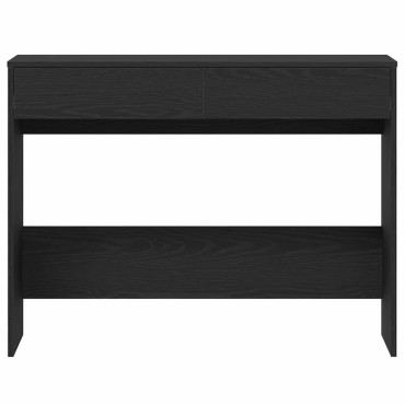 vidaXL Γραφείο Μαύρη Δρυς 101x50x76,5cm από Τεχνητό Ξύλο 1 τεμ.