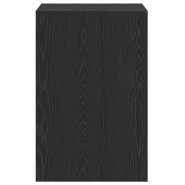 vidaXL Γραφείο Μαύρη Δρυς 101x50x76,5cm από Τεχνητό Ξύλο 1 τεμ.