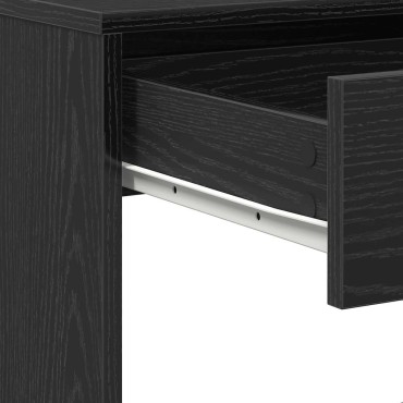 vidaXL Γραφείο Μαύρη Δρυς 101x50x76,5cm από Τεχνητό Ξύλο 1 τεμ.