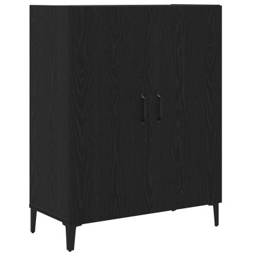 vidaXL Μπουφές Μαύρης Δρυός 69,5x34x90cm από Τεχνητό Ξύλο 1 τεμ.