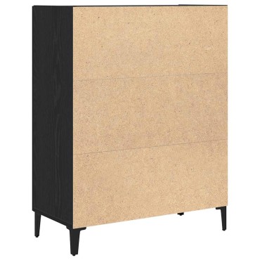 vidaXL Μπουφές Μαύρης Δρυός 69,5x34x90cm από Τεχνητό Ξύλο 1 τεμ.