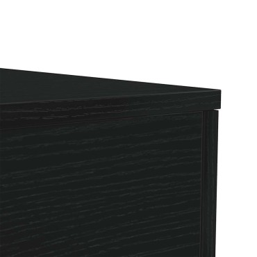 vidaXL Τραπεζάκι Σαλονιού με Φωτάκια LED Μαύρη Δρυς 50x50x40cm 1 τεμ.