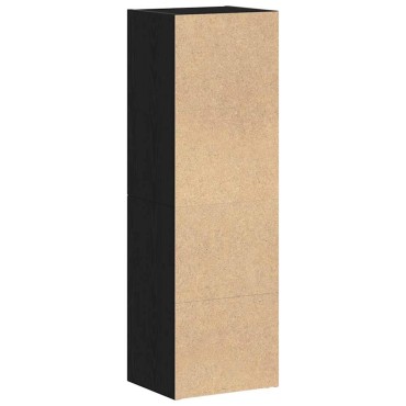 vidaXL Βιβλιοθήκη Μαύρη Δρυς 36x30x114cm από Τεχνητό Ξύλο 1 τεμ.