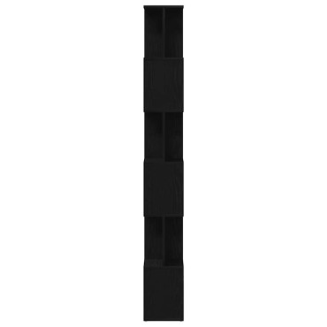 vidaXL Βιβλιοθήκη Μαύρη Δρυς 80x24x190,5cm από Τεχνητό Ξύλο 1 τεμ.