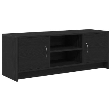 vidaXL Έπιπλο Τηλεόρασης Μαύρο Δρυς 102x30x37,5cm από Τεχνητό Ξύλο