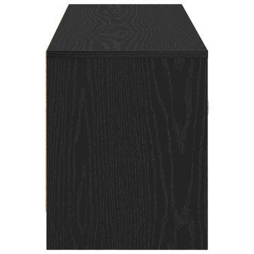 vidaXL Έπιπλο Τηλεόρασης Μαύρο Δρυς 102x30x37,5cm από Τεχνητό Ξύλο
