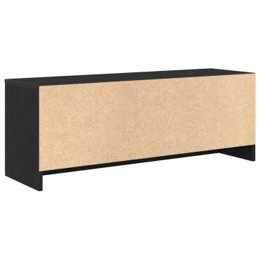 vidaXL Έπιπλο Τηλεόρασης Μαύρο Δρυς 102x30x37,5cm από Τεχνητό Ξύλο