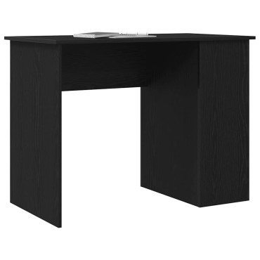 vidaXL Γραφείο Μαύρη Δρυς 100x55x75cm από Τεχνητό Ξύλο 1 τεμ.