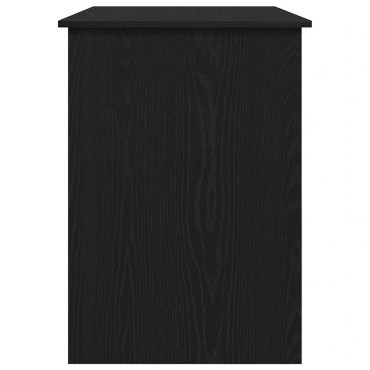 vidaXL Γραφείο Μαύρη Δρυς 100x55x75cm από Τεχνητό Ξύλο 1 τεμ.
