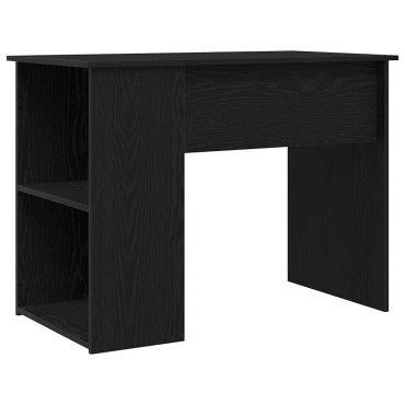 vidaXL Γραφείο Μαύρη Δρυς 100x55x75cm από Τεχνητό Ξύλο 1 τεμ.