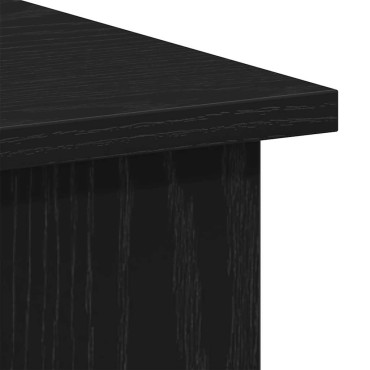 vidaXL Γραφείο Μαύρη Δρυς 100x55x75cm από Τεχνητό Ξύλο 1 τεμ.
