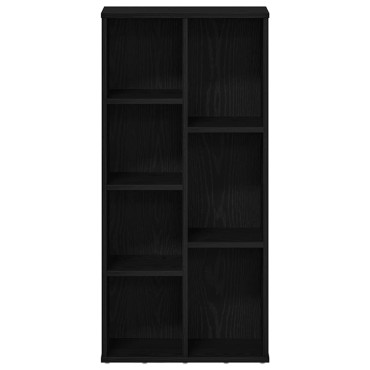 vidaXL Βιβλιοθήκη Μαύρη Δρυς 50x25x104cm από Τεχνητό Ξύλο 1 τεμ.